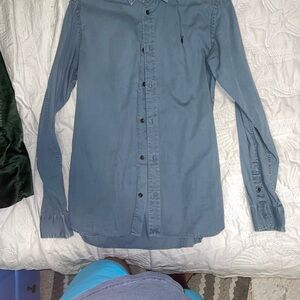 All Saints Light Blue Shirt